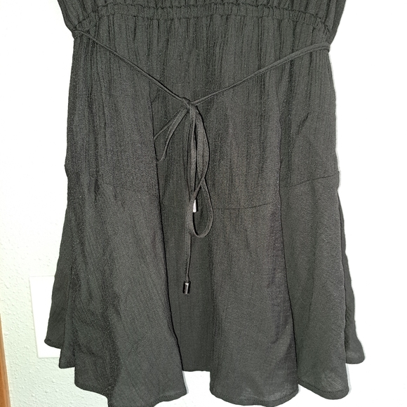 NWT Stilla Prairie Gothic Core Mini Flare Dress - Picture 2 of 7